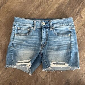 Distressed shorts